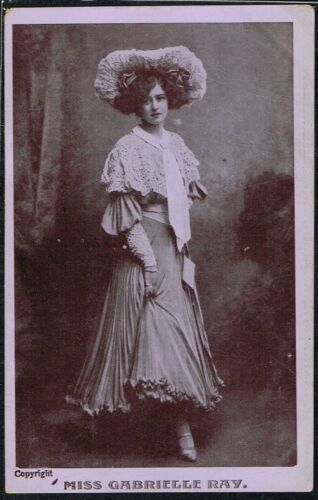 ☆ EDWARDIAN THEATRE ACTRESS GABRIELLE RAY ☆ 1900s Postcards LIST 41 DANCER
