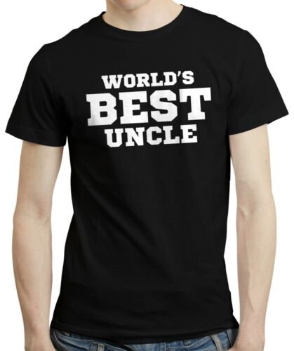 Birthday Brother Father Gift Present Funny T-shirt Tshirt Worlds Best Uncle