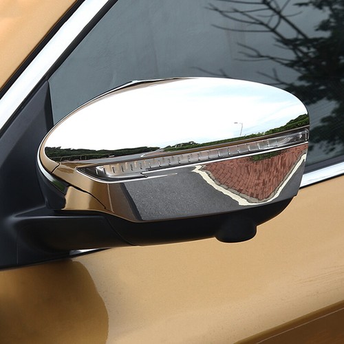 Chrome Side Door Rear View Mirror Cover For Nissan Murano 2015-2019 Trim Cap
