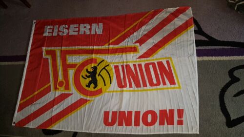 1.FC UNION BERLIN FAHNE NEU  HISSFAHNE FLAGGE DIE EISERNEN 