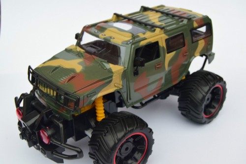 British Army Military Hummer Large Rechargeable Radio Remote Control Car 1//14