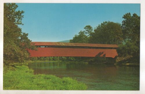 Covered Bridge LAURELTON PA near MIFFLINBURG Union County Pennsylvania Postcard