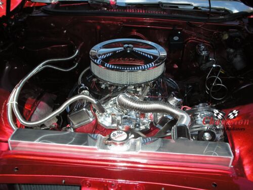 1964 1965 1966 1967 Chevy El Camino Champion 4 Row DR Aluminum Radiator 