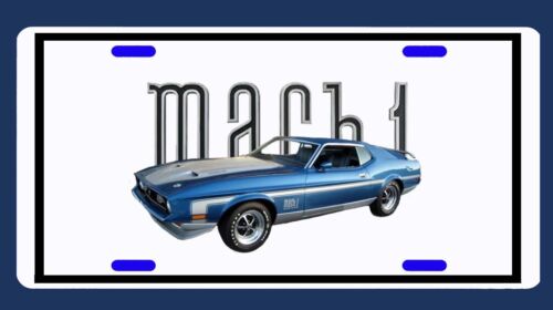 FREE SHIPPING!! NEW 1971-73 Ford Mustang Mach 1 License Plate! 