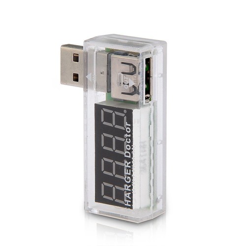 Car USB Voltmeter Voltage Tester Digital Display DC 3-7,5V for Power Bank S4I6