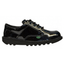 KICKERS GIRLS BLACK PATENT LEATHER SHOES UK SIZES 3,4,5,6 SCHOOL WORK NEW STYLE