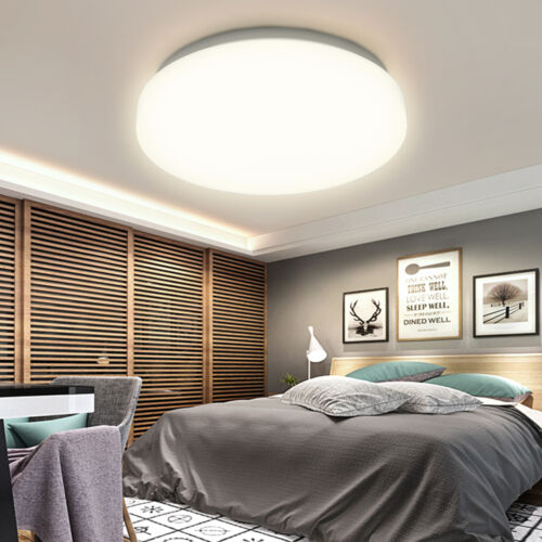 Deckenleuchte Sensor Flach LED Bewegungsmelder Lampe 360° Schlafzimmer Küche DE