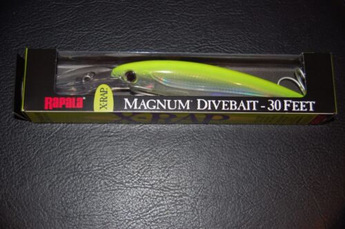 Rapala X-Rap Magnum XRMAG30-SFC Silver Flourescent Chartreuse 160mm 6 1//4/" Lure