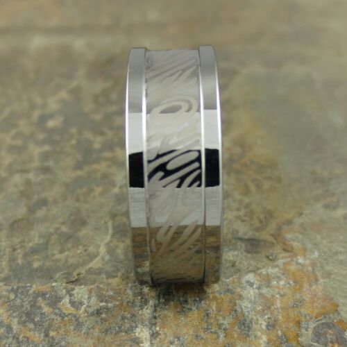 8 MM Men's Polished Tungsten Ring  #25 