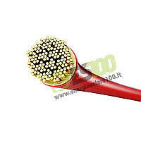 Electric cable with PVC Sheath 10 MMQ Red