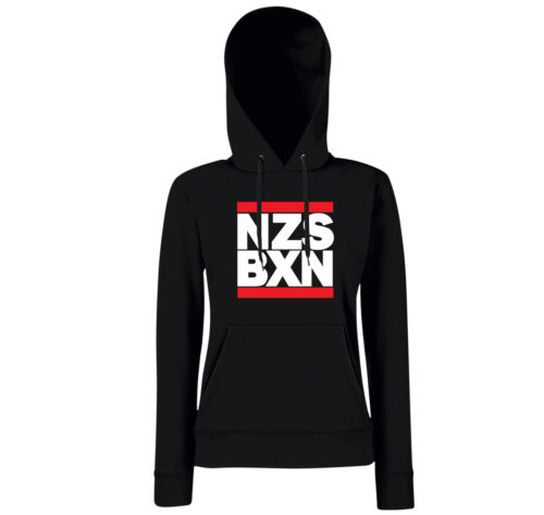 NZS bxn-Girls Hoodie-Punk Hardcore antifa nazis Boxe Noir Bloc Edge