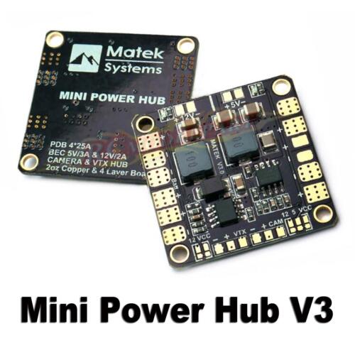 Mini Power Hub Distribution Board V3 PDB Bec 5 V 12 V pour QAV210 QAV250 FPV Drone 