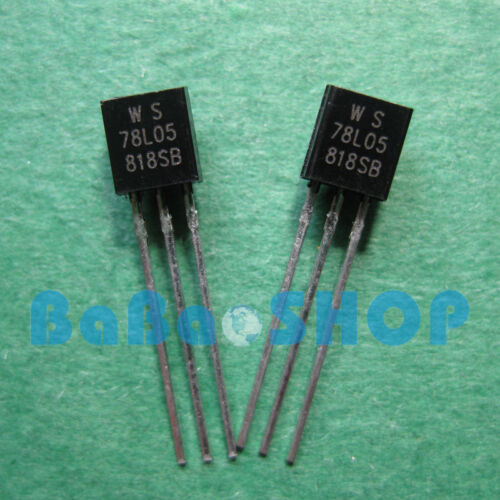 100pcs 78L05 L78L05 Positive-Voltage Regulators 5V 100mA TO-92 Brand New 