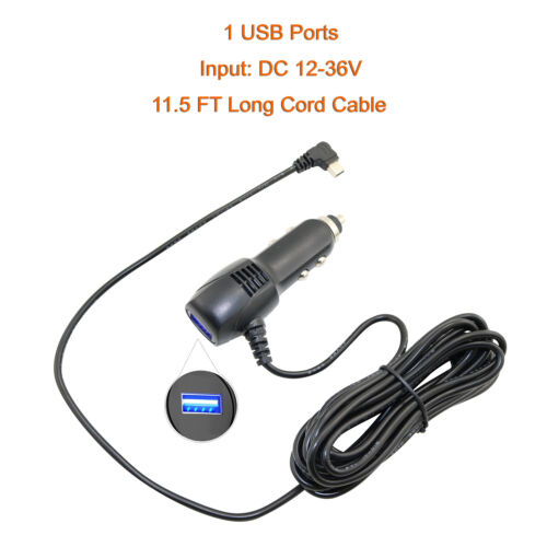 Long Cable Ports Car Charger Vehicle Power Adapter for E-prance Gs608 Mini 0801