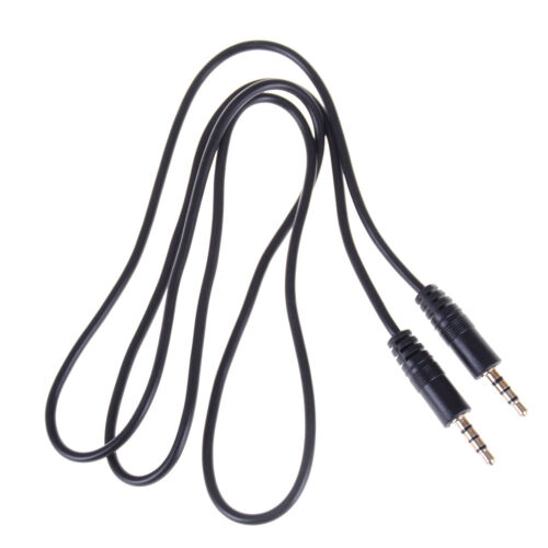 3.5mm 1M 4 Pole Jack Male To Male Earphone Headphone Audio Extension Cable RSPF