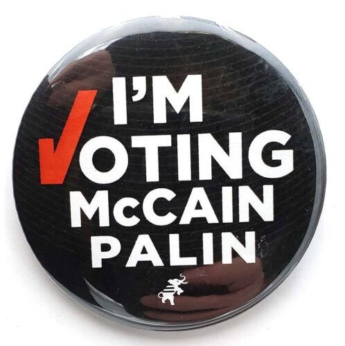 2008 McCain Palin Campaign Button