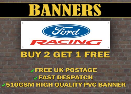 Ford Racing Banner for Garage Shop Promotional Item Custom Banners!