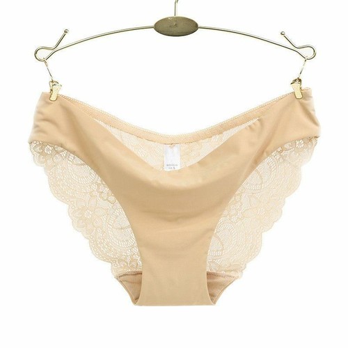 Women Lace Panties Seamless Cotton Breathable Hollow Briefs Underwear Lingerie