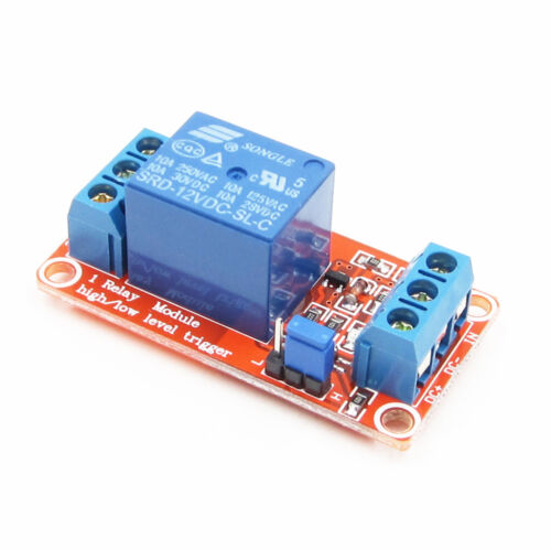 12V 1 Kanal Relay Module With OPTO Isolierung Support High Low Level Trigger 