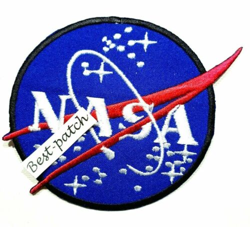 NASA Astronaut Patch Iron Sew ON Applique Space UFO Jeans Jacket Badge