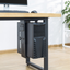 Adjustable Wall PC Mount with 360° Swivel CPU Holder Under Desk Mount Heavy