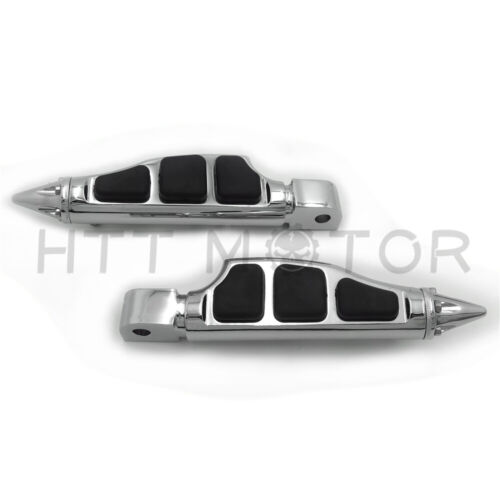 Stiletto spike Footpegs Rear For Honda Rear /'02-/'08 VTX1800 /'09-/'18 Fury