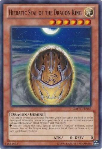 GAOV-EN082 6x Hieratic Seal of the Dragon King Common Unlimited New