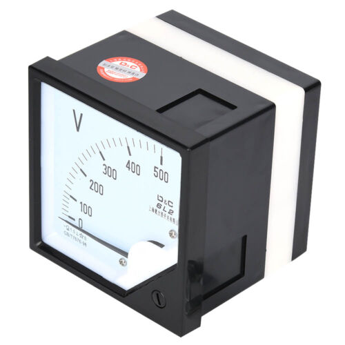 Panel Voltage Meter Analog Voltmeter AC 0-500V For Electronic Control Devices 