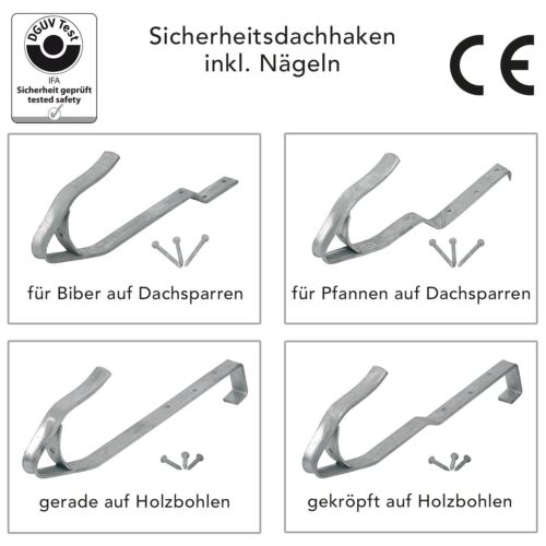 Zubehör NEU Alu Dachleiter Set 1,68 bis 10,08 m Made in Germany DEKRA geprüft