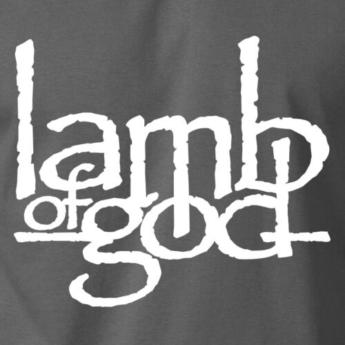 LAMB OF GOD T-Shirt Metal Band Deathrock Concert Tour Logo Ringspun Cotton Tee 
