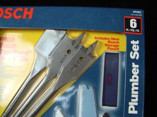 BOSCH RP6SC 6 Piece Reciprocating Saw Blade Plumbers 