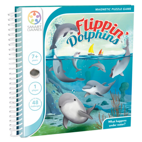 Smart Games Flippin Dolphins Delfine Puzzle Logik Magnetbuch ab 7 magnetisch 