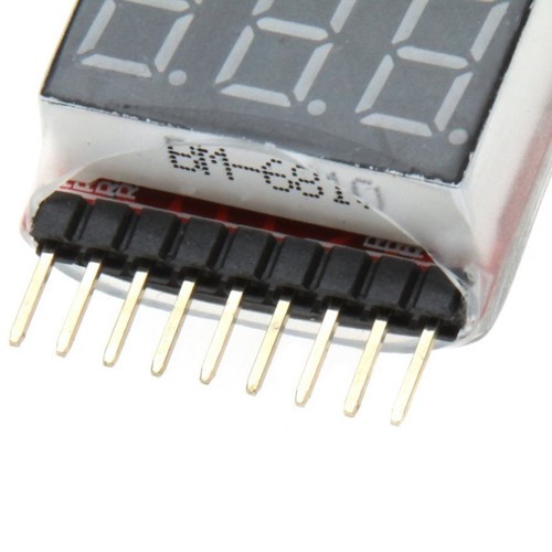 R SODIAL 2 Stueck 1-8S Indikator RC Li-Ionen Lipo Batterie Tester Nieders K6W5