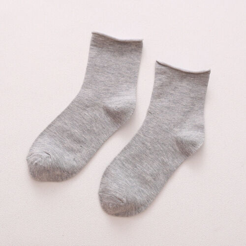 1 Pair Womens Socks Cotton Fashion Elastic Breathable Casual Women Girls Socks A