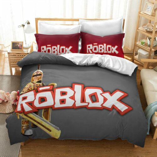 3D Roblox Kids Duvet Cover Bedding Set Quilt Covers with Pillowcase Gifts Sizes