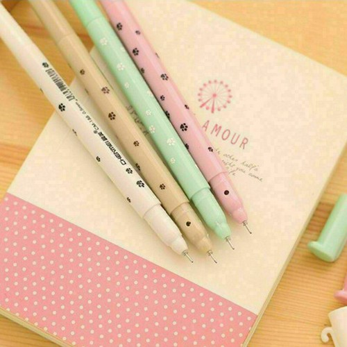 Cat Gel Pens Novelty Kids School Office Gift Cartoon Xmas Toys Z1H3 B4W5