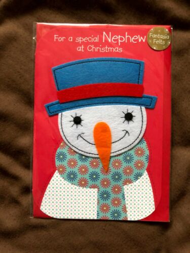 Choice of 17 designs Nephew Christmas Card