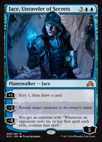 Jace Unraveler of Secrets x1 Magic the Gathering 1x Shadows over Innistrad mtg