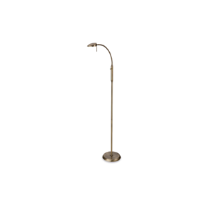 FIRSTLIGHT MILAN DIMMABLE LED FLOOR LAMP IN ANTIQUE BRASS FINISH 4927AB 
