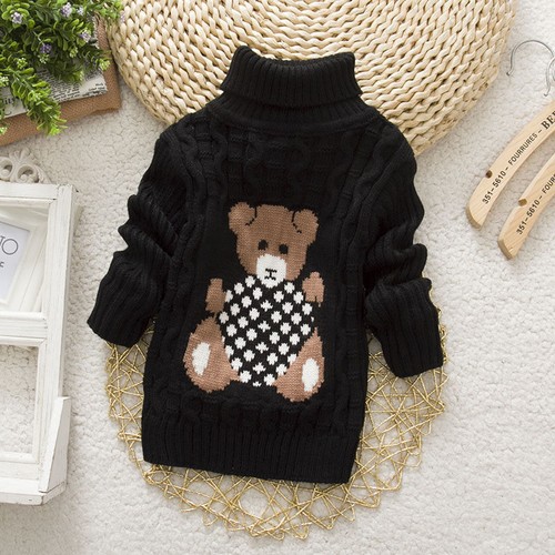 Toddler Baby Boy Girl Winter Warm Wool Thicken Cartoon Coat Jacket Sweater Coat