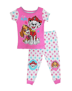 NICKELODEON PAW PATROL CUTE PUPS 2PC PJ SET PINK//WHITE *CHECK FOR SIZE