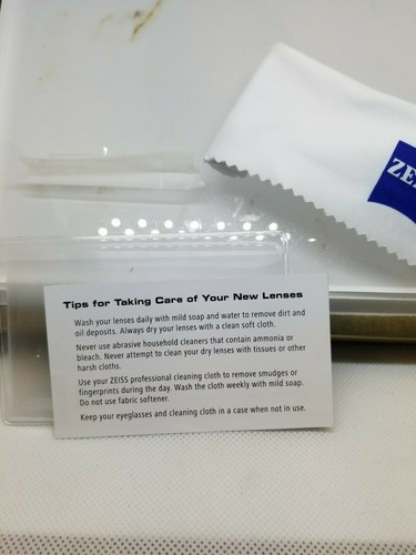 Zeiss Microfiber Optics Cleaning Cloth 175mm x 150mm Thick High Quality Cloth