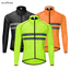 Uomini Giacca a vento ciclismo Giacca Full Zip Equitazione Cappotto Manica Lunga Abbigliamento Moto