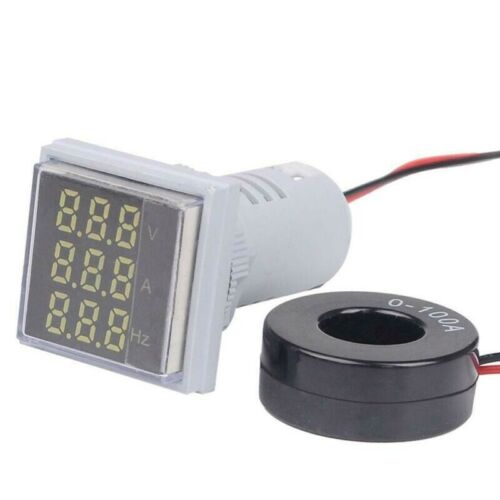 3-in-1 Tester Meter Ammeter Digital Display Frequency Replacement Useful