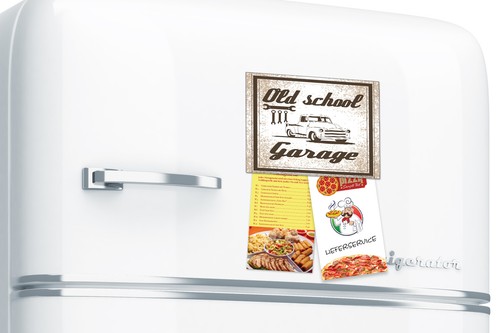 Novelty Kuhlschrankmagnet Garage Old School Garage Tankstellen Collectables Lorikostil Bg