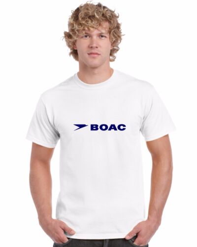 BOAC Classic British Airline Logo T Shirt