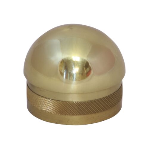 FOR FINISHING TUBE ENDS3 Sizes Brass Dome End Caps 25mm 38mm /& 51mm