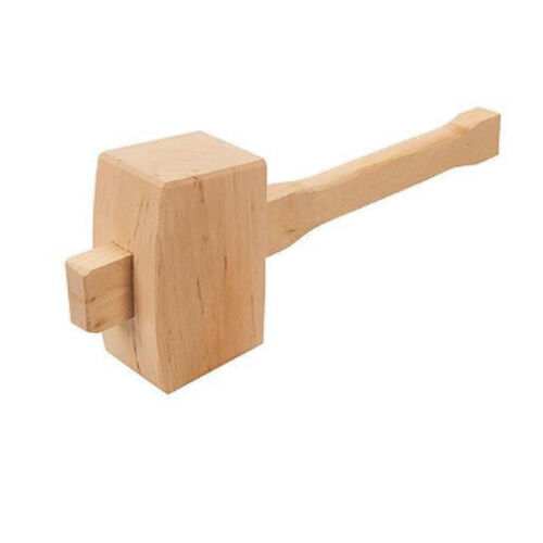 Wooden Mallet Hammer 115 mm 4 1//2/'/' Inch Wood Polished Hardwood Shaft Head DIY