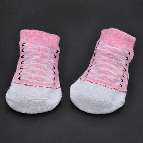 Newborn Infant Baby Girls Boys Cotton Anti-Slip Warm Socks Slipper Shoes Boots