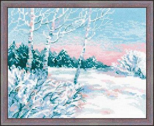 RIOLIS 1541 Matin d/'hiver Broderie Point de Croix compté